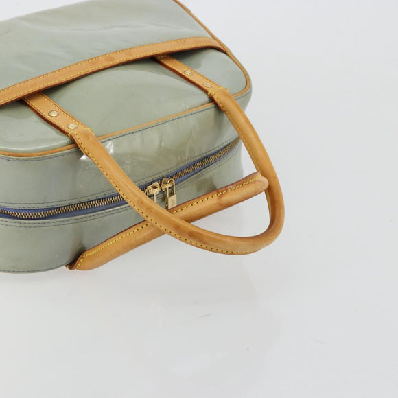 LOUIS VUITTON Monogram Vernis Tompkins Square Hand Bag Lavand LV Auth ep14622