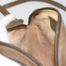 GUCCI GG Supreme Web Sherry Line Bag PVC Beige Gold 116 02 089 Auth ep14626-19