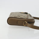 GUCCI GG Supreme Web Sherry Line Bag PVC Beige Gold 116 02 089 Auth ep14626-4