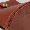 LOUIS VUITTON Epi Cluny Shoulder Bag Brown M52253 LV Auth ep14627-11