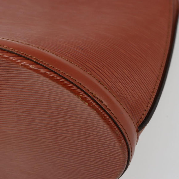 LOUIS VUITTON Epi Cluny Shoulder Bag Brown M52253 LV Auth ep14627