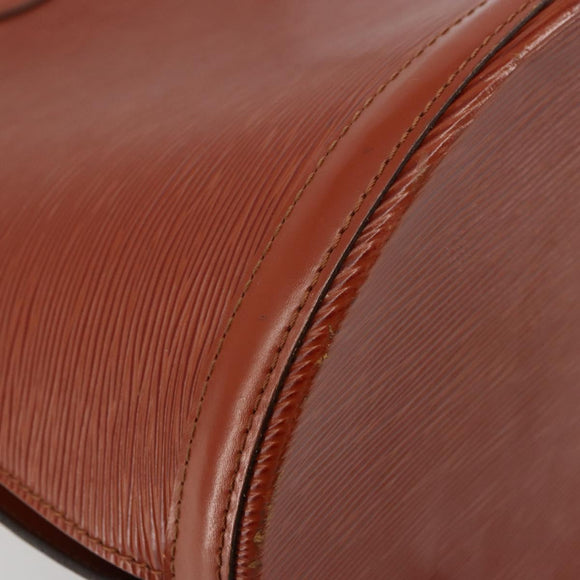 LOUIS VUITTON Epi Cluny Shoulder Bag Brown M52253 LV Auth ep14627