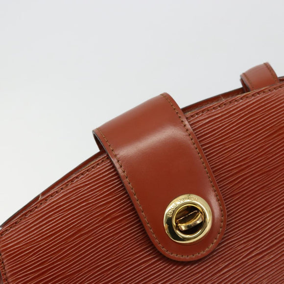 LOUIS VUITTON Epi Cluny Shoulder Bag Brown M52253 LV Auth ep14627