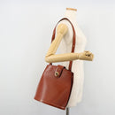 LOUIS VUITTON Epi Cluny Shoulder Bag Brown M52253 LV Auth ep14627-21