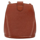LOUIS VUITTON Epi Cluny Shoulder Bag Brown M52253 LV Auth ep14627-3