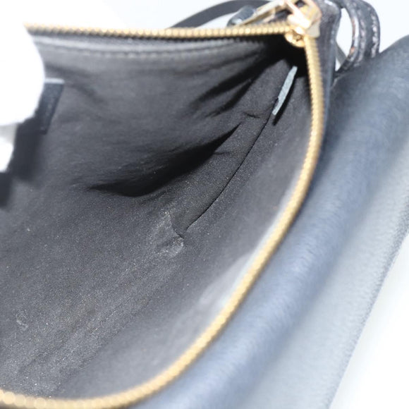 LOUIS VUITTON Monogram Empreinte Twice Bag Black M50258 LV Auth ep14628A