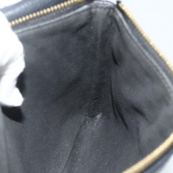 LOUIS VUITTON Monogram Empreinte Twice Bag Black M50258 LV Auth ep14628A