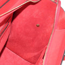 CELINE Luggage Mini Shopper Handtas Leer Rood Goud Auth ep14631M-19