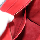 CELINE Luggage Mini Shopper Handtas Leer Rood Goud Auth ep14631M-21