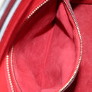CELINE Luggage Mini Shopper Handtas Leer Rood Goud Auth ep14631M-23