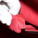 CELINE Luggage Mini Shopper Handtas Leer Rood Goud Auth ep14631M-24