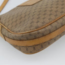 GUCCI Micro GG Supreme Shoulder Bag PVC Beige Gold Auth ep14632-17