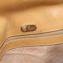 GUCCI Micro GG Supreme Shoulder Bag PVC Beige Gold Auth ep14632-18
