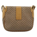 GUCCI Micro GG Supreme Shoulder Bag PVC Beige Gold Auth ep14632-2