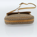 GUCCI Micro GG Supreme Shoulder Bag PVC Beige Gold Auth ep14632-5