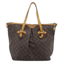 LOUIS VUITTON Monogram Palermo GM Tote Bag M40146 LV Auth ep14636A-3