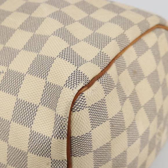 LOUIS VUITTON Damier Azur Speedy 30 Hand Bag N41533 LV Auth ep14640A