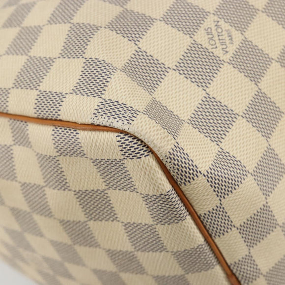 LOUIS VUITTON Damier Azur Speedy 30 Hand Bag N41533 LV Auth ep14640A