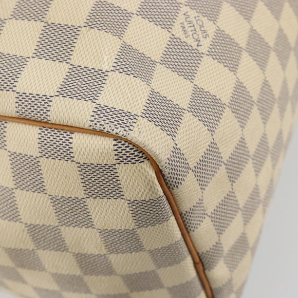 LOUIS VUITTON Damier Azur Speedy 30 Hand Bag N41533 LV Auth ep14640A