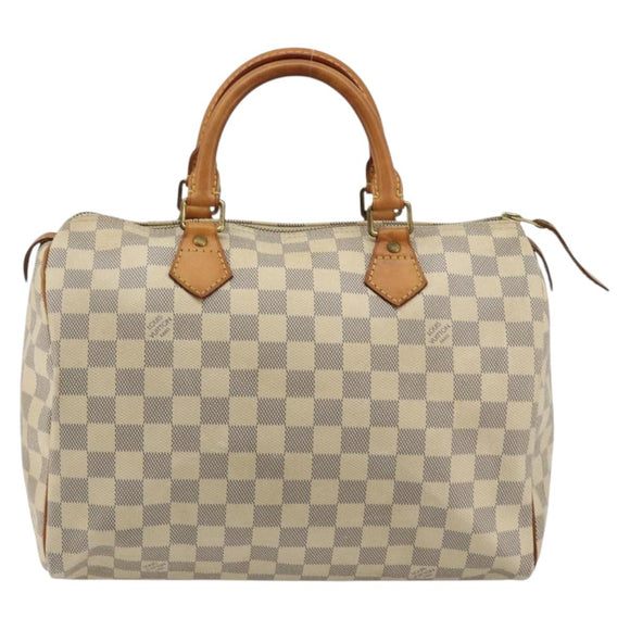 LOUIS VUITTON Damier Azur Speedy 30 Hand Bag N41533 LV Auth ep14640A