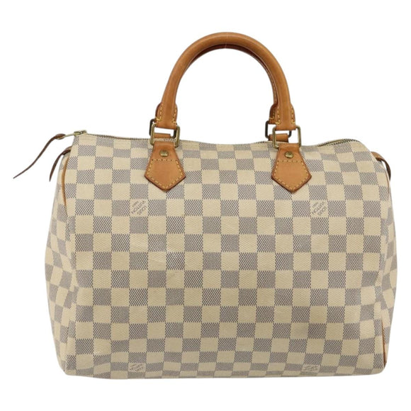LOUIS VUITTON Damier Azur Speedy 30 Hand Bag N41533 LV Auth ep14640A