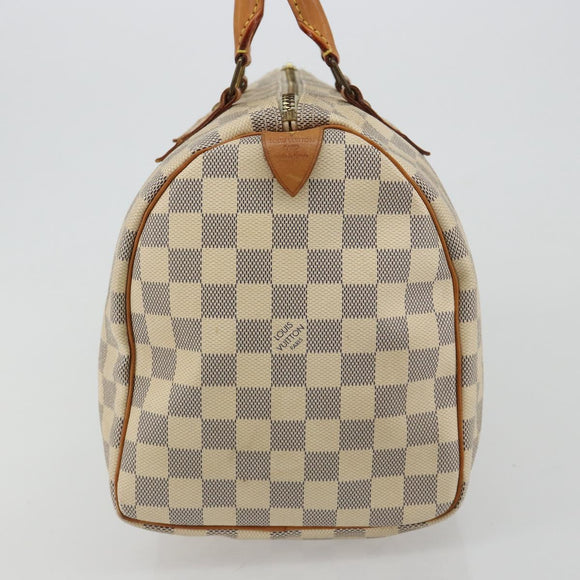 LOUIS VUITTON Damier Azur Speedy 30 Hand Bag N41533 LV Auth ep14640A