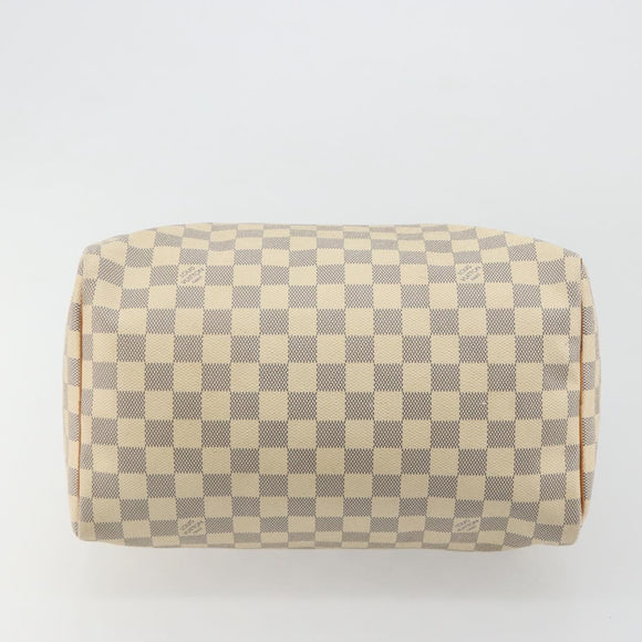 LOUIS VUITTON Damier Azur Speedy 30 Hand Bag N41533 LV Auth ep14640A