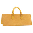 LOUIS VUITTON Epi Sac Triangle Hand Bag Yellow M52099 LV Auth ep14641-1