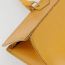 LOUIS VUITTON Epi Sac Triangle Hand Bag Yellow M52099 LV Auth ep14641-15