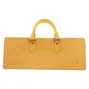 LOUIS VUITTON Epi Sac Triangle Hand Bag Yellow M52099 LV Auth ep14641-13