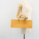 LOUIS VUITTON Epi Sac Triangle Hand Bag Yellow M52099 LV Auth ep14641-22