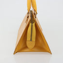 LOUIS VUITTON Epi Sac Triangle Hand Bag Yellow M52099 LV Auth ep14641-4