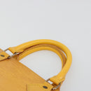 LOUIS VUITTON Epi Sac Triangle Hand Bag Yellow M52099 LV Auth ep14641-14