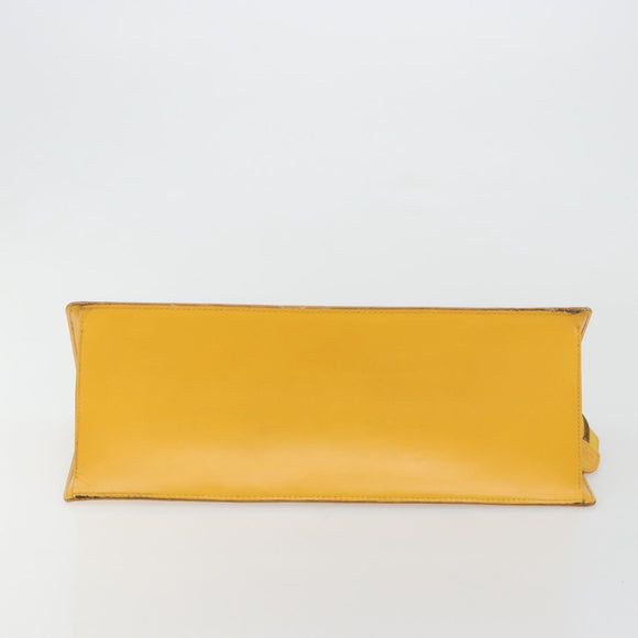 LOUIS VUITTON Epi Sac Triangle Hand Bag Yellow M52099 LV Auth ep14641