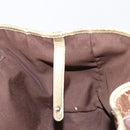 GUCCI GG Canvas princi Hand Bag Nylon Brown Gold 163805 Auth ep14643A-18