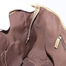 GUCCI GG Canvas princi Hand Bag Nylon Brown Gold 163805 Auth ep14643A-19