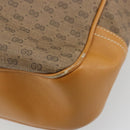 GUCCI Micro GG Supreme Tote Bag PVC Beige Gold Auth ep14645-15
