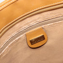GUCCI Micro GG Supreme Tote Bag PVC Beige Gold Auth ep14645-18