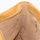GUCCI Micro GG Supreme Tote Bag PVC Beige Gold Auth ep14645-20