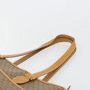 GUCCI Micro GG Supreme Tote Bag PVC Beige Gold Auth ep14645-8