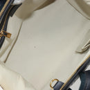 LOUIS VUITTON Monogram Mini Josephine PM Hand Bag Blue M92049 LV Auth ep14649-16