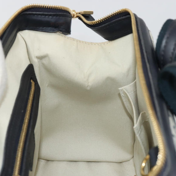 LOUIS VUITTON Monogram Mini Josephine PM Hand Bag Blue M92049 LV Auth ep14649