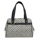 LOUIS VUITTON Monogram Mini Josephine PM Hand Bag Blue M92049 LV Auth ep14649-3