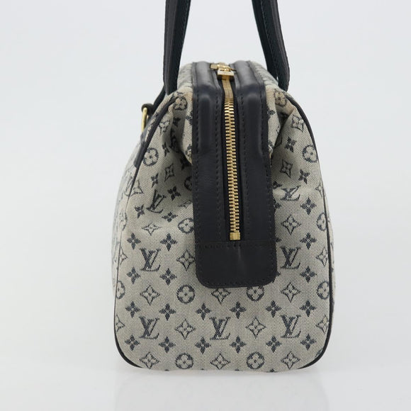 LOUIS VUITTON Monogram Mini Josephine PM Hand Bag Blue M92049 LV Auth ep14649