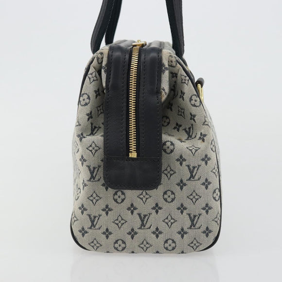 LOUIS VUITTON Monogram Mini Josephine PM Hand Bag Blue M92049 LV Auth ep14649