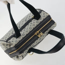 LOUIS VUITTON Monogram Mini Josephine PM Hand Bag Blue M92049 LV Auth ep14649-6