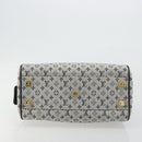 LOUIS VUITTON Monogram Mini Josephine PM Hand Bag Blue M92049 LV Auth ep14649-9