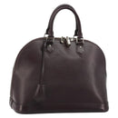 LOUIS VUITTON Epi Alma Hand Bag Purple Cassis M5280K LV Auth ep14652A-1