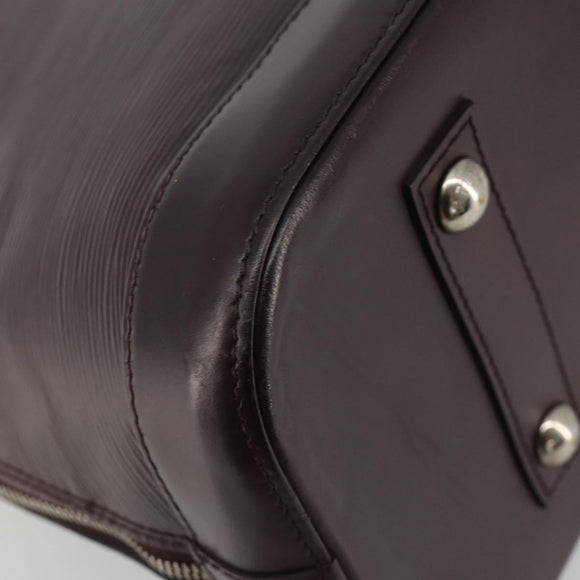 LOUIS VUITTON Epi Alma Hand Bag Purple Cassis M5280K LV Auth ep14652A