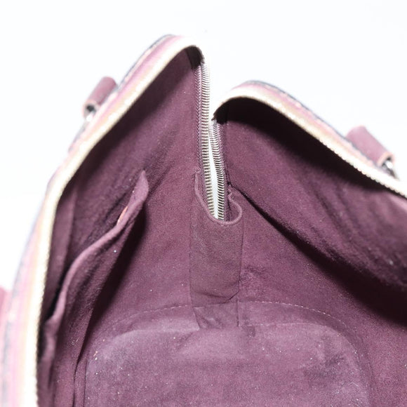 LOUIS VUITTON Epi Alma Hand Bag Purple Cassis M5280K LV Auth ep14652A